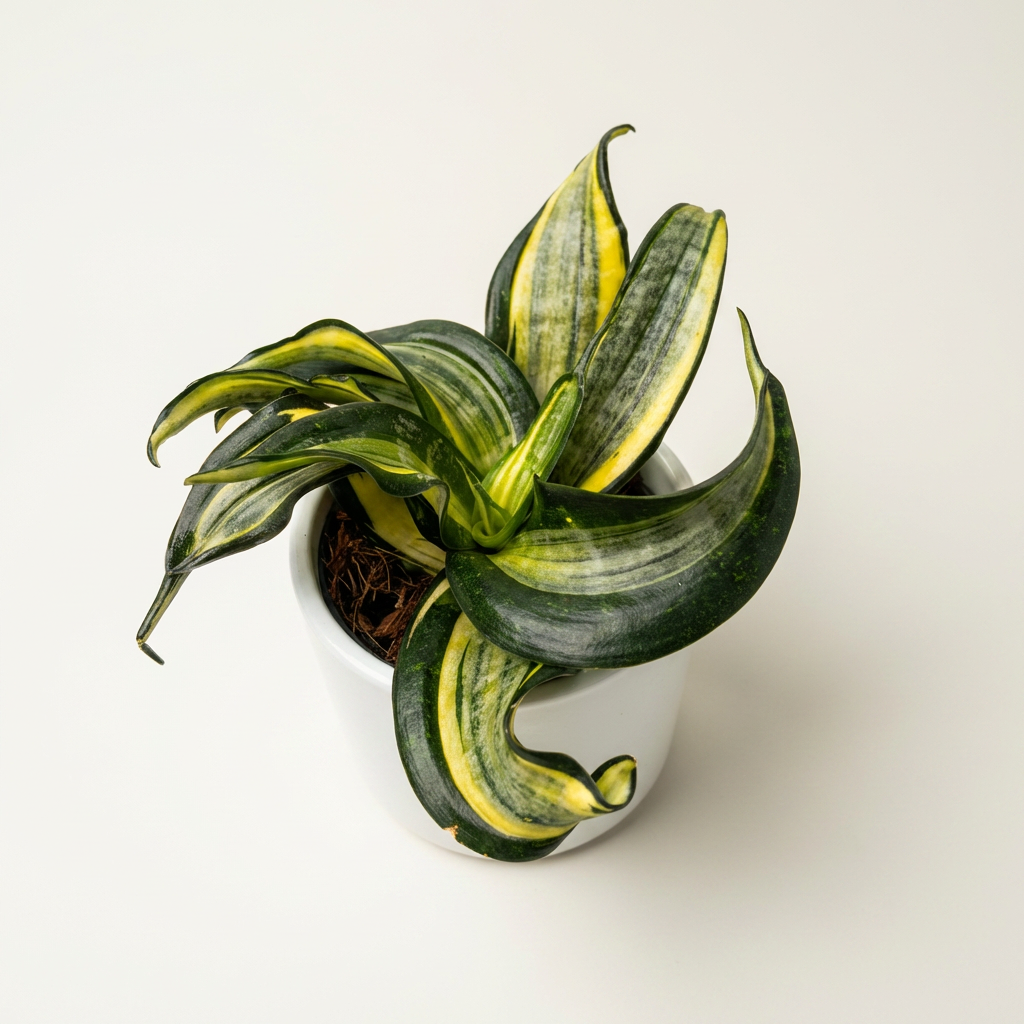 curly sansevieria Sansevieria Hahnii 'Curly Spiral Star' – Secret Garden Plant Shop
