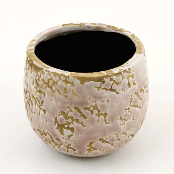 Vas decorativ din ceramica Jemen Pink D8