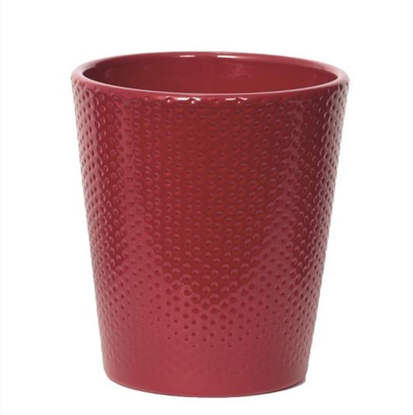 Dots Red Cherry D12 decorative red vase