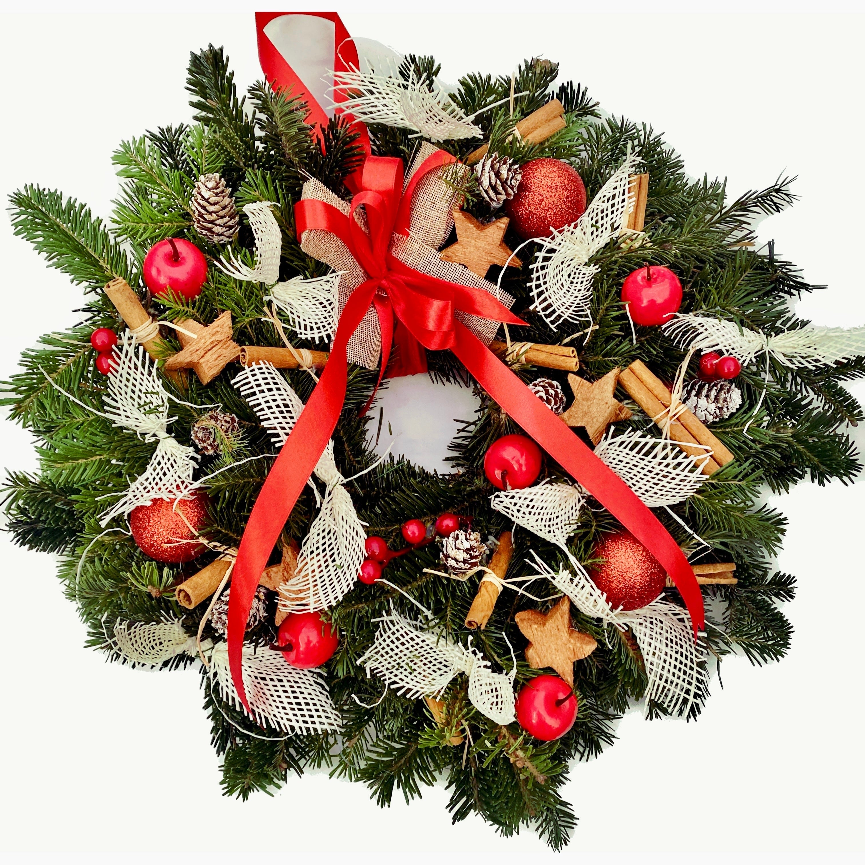 Coronita brad natural impodobita