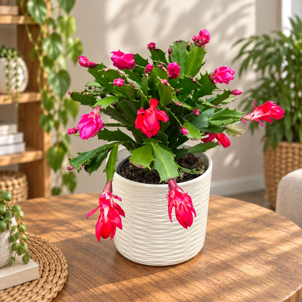 Schlumbergera 'Thor Wild Cactus Red’