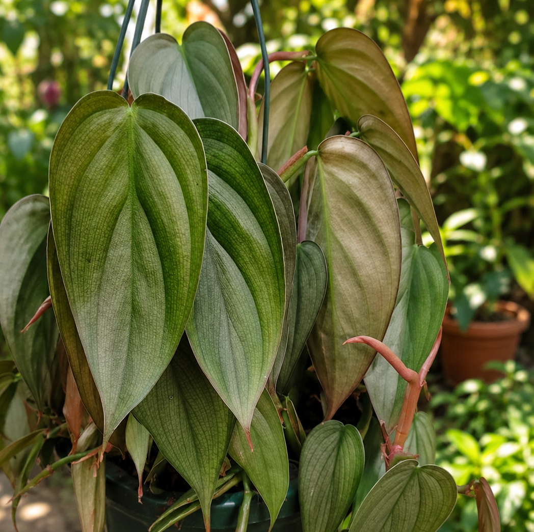 Philodendron Burle Marx „Fantasy“ – elegantní, mramorované listy