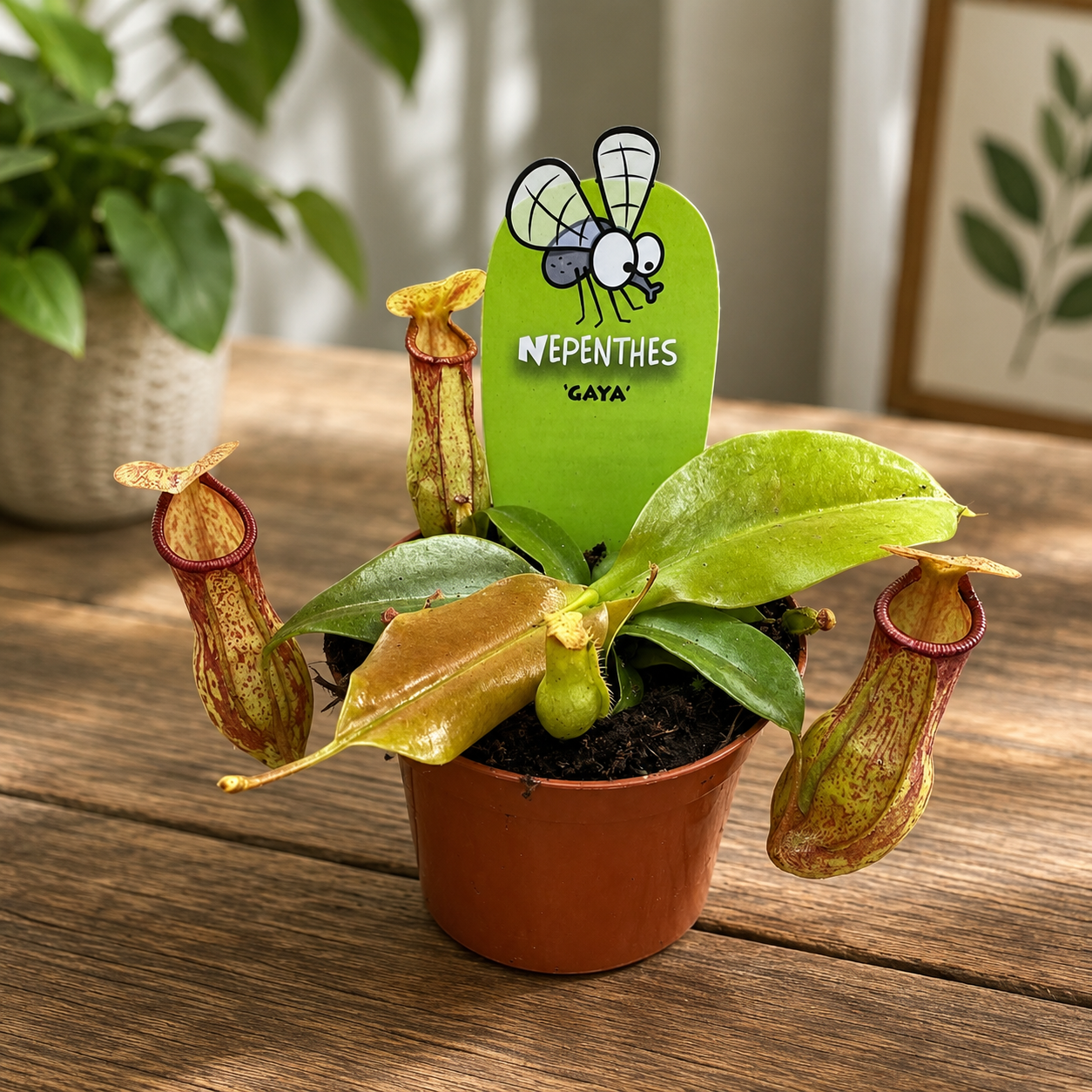 Nepenthes 'Gaya' D9 - Egy látványos húsevő növény!