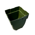 Vaso di plastica quadrato verde D11 cm