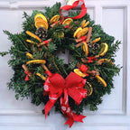 Coronita din brad cu ornamente de Craciun