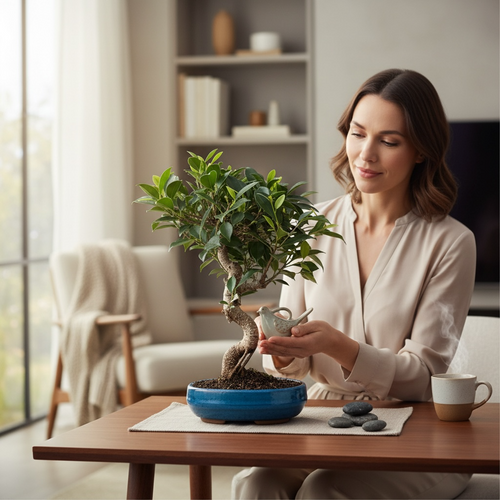 Bonsai Ficus Retusa XL (forma S) – Secret Garden Plant Shop