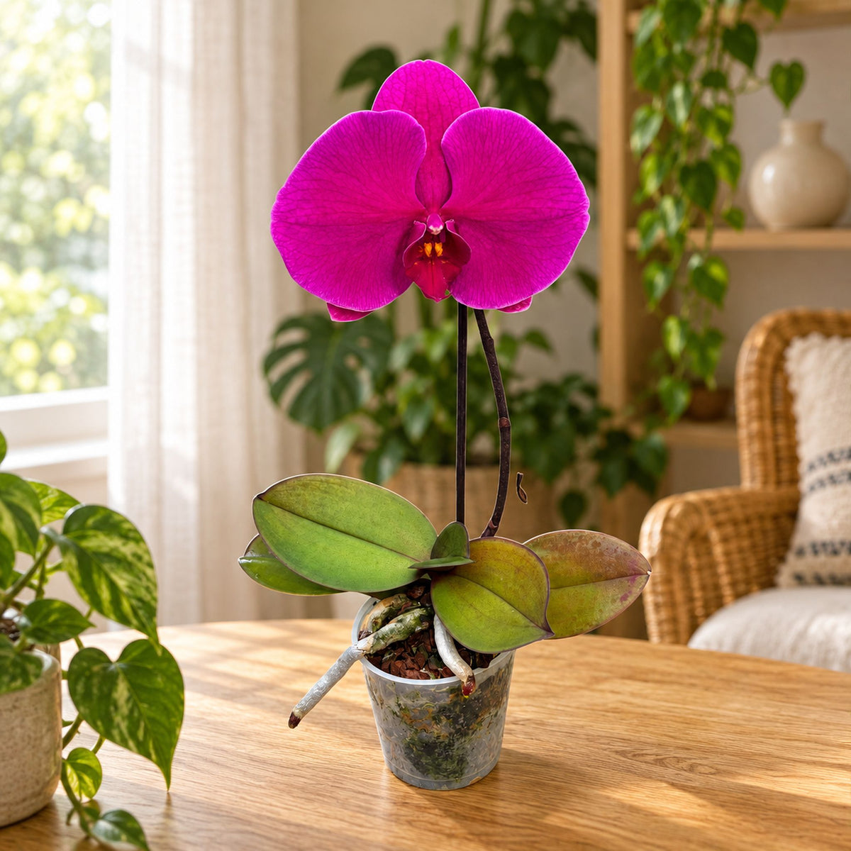 Phalaenopsis Singolo Shima - XXL-blomman