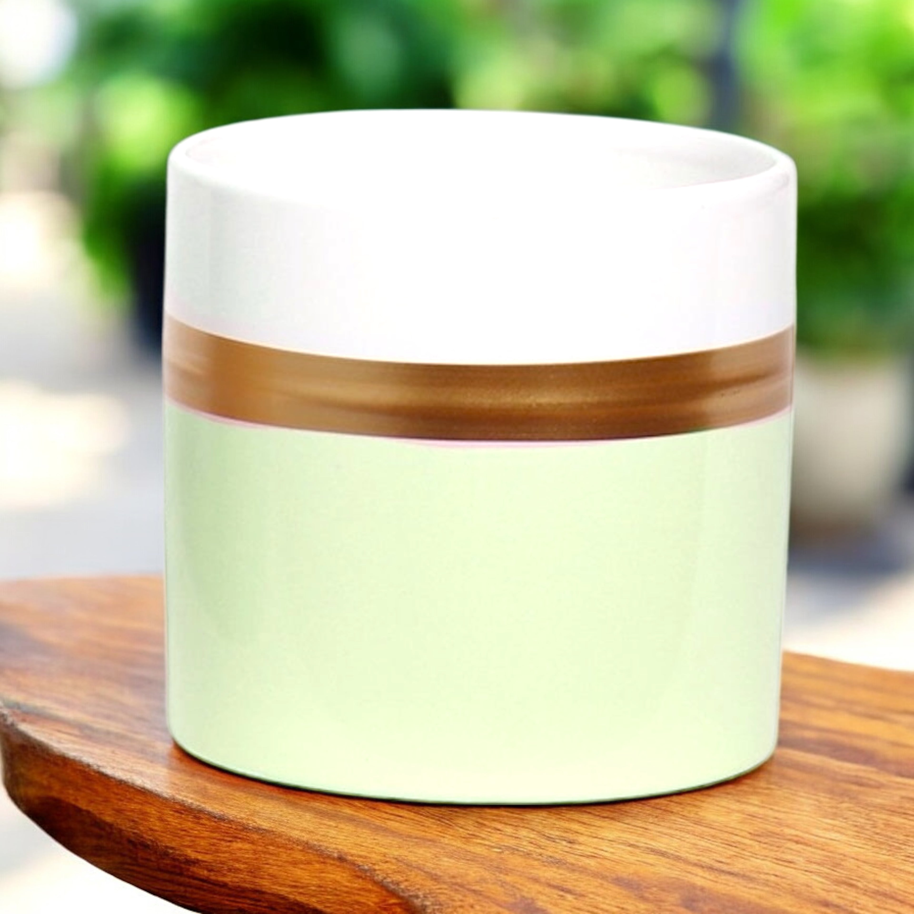 Vas decorativ din ceramica Horizon Green D12