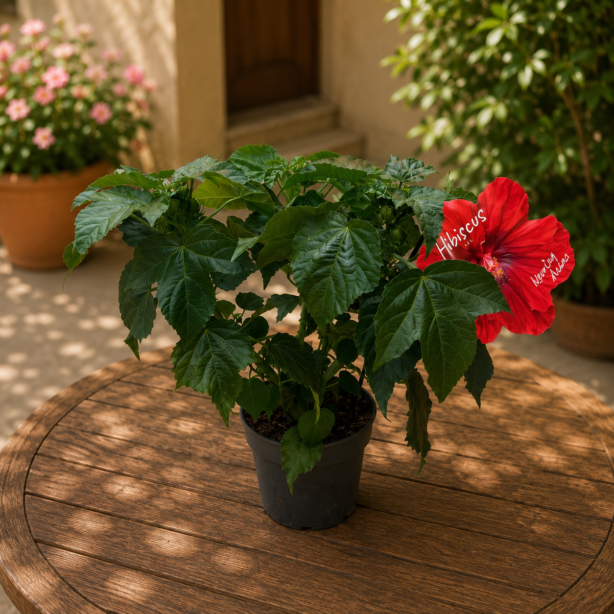Hibiscus moscheutos ‘Oak Red’ – vrtni hibiskus sa spektakularnim crvenim cvjetovima