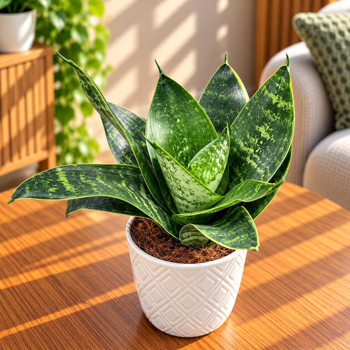 Sansevieria trifasciata 'Green Hahnii'