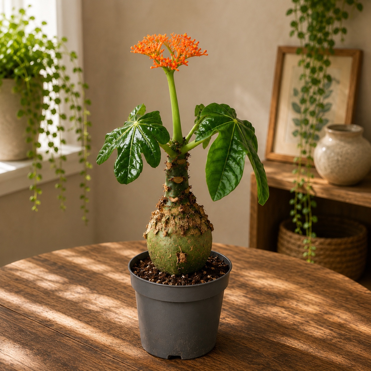 Jatropha podagrica (Buddha has)