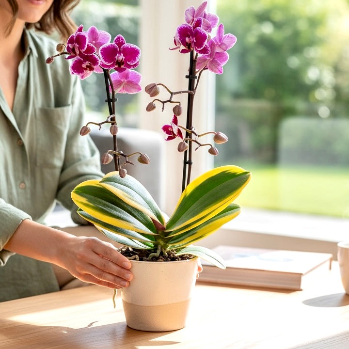 Phalaenopsis Chia E Yenlin (frunze variegate)