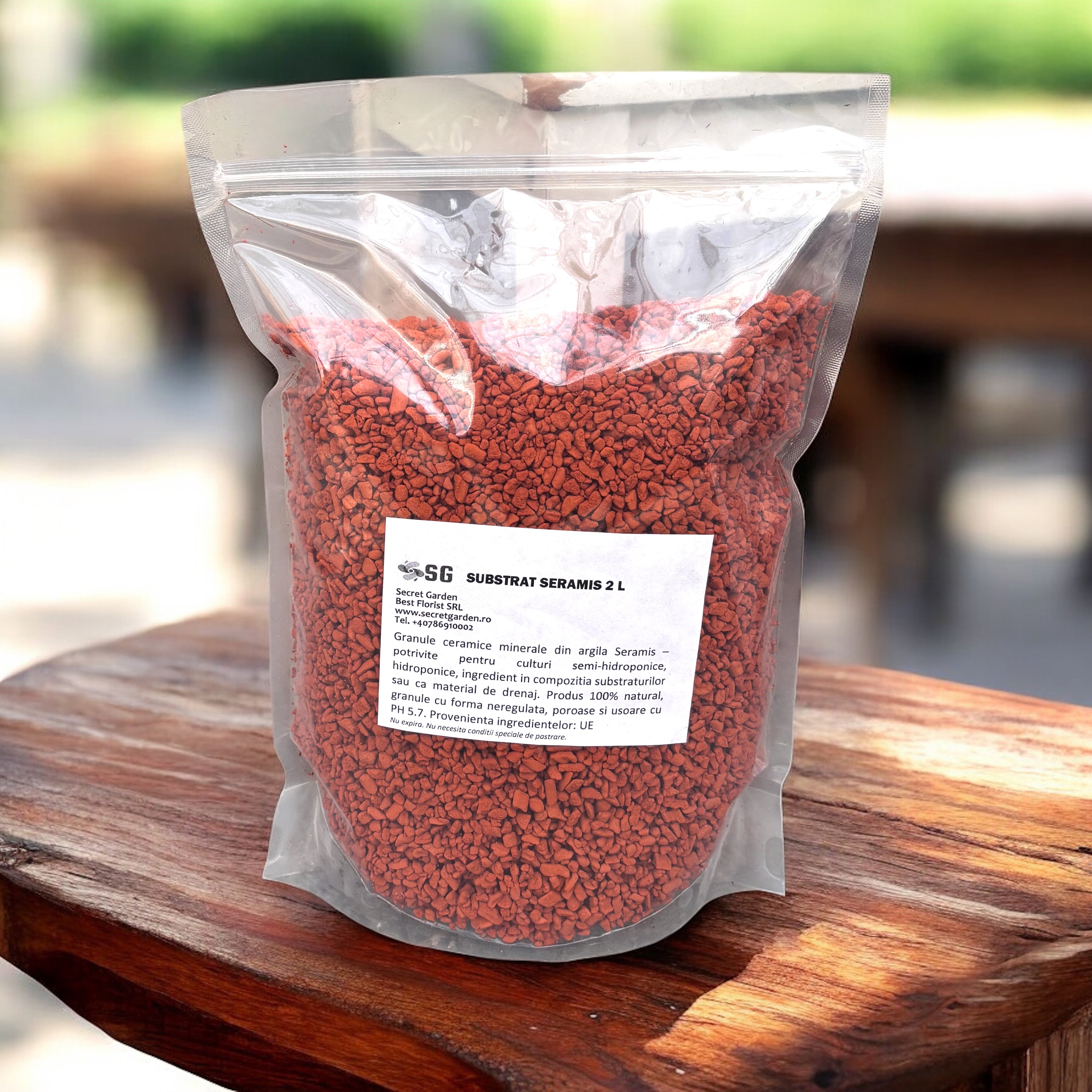 Granule ceramice din argila Seramis - substrat profesional pentru hidroponie si drenaj optim