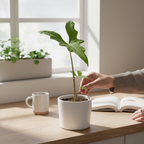 Alocasia nycteris 'Bat Wing' - frumusete tropicala cu frunze in forma de aripi