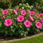 Hibiscus moscheutos ‘Extreme Hot Pink Imp’ – flerårig hibiskus med jättestora, intensivt rosa blommor