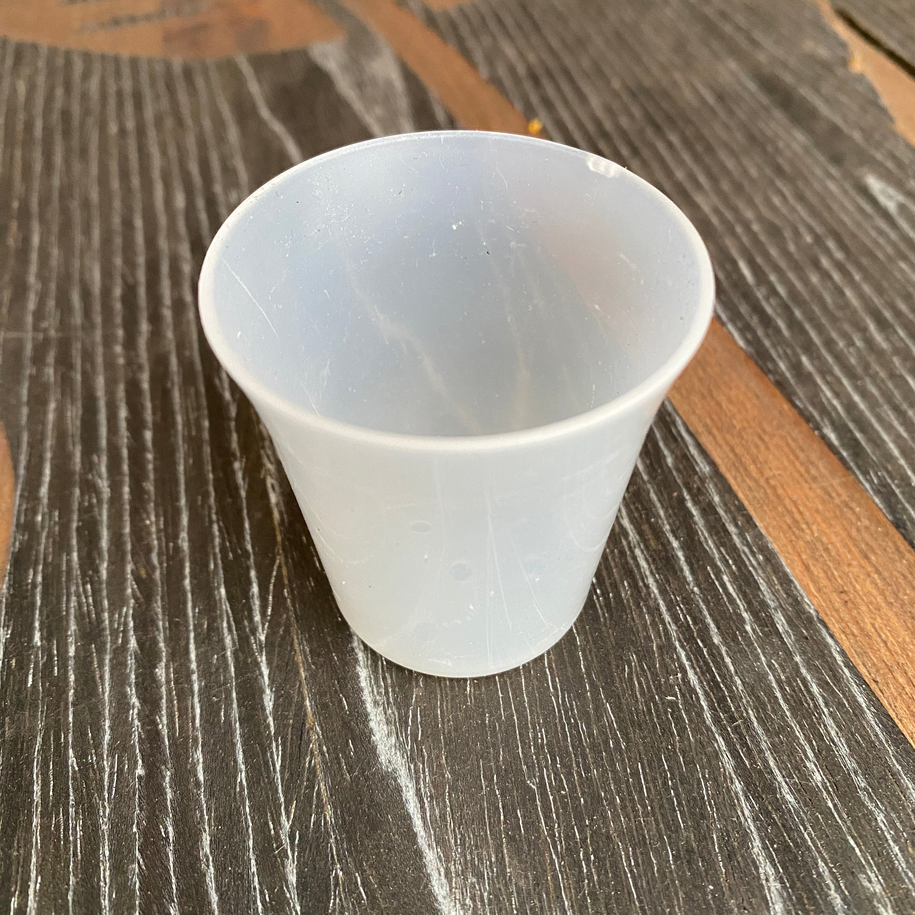 Ghiveci transparent, plastic D5 cm