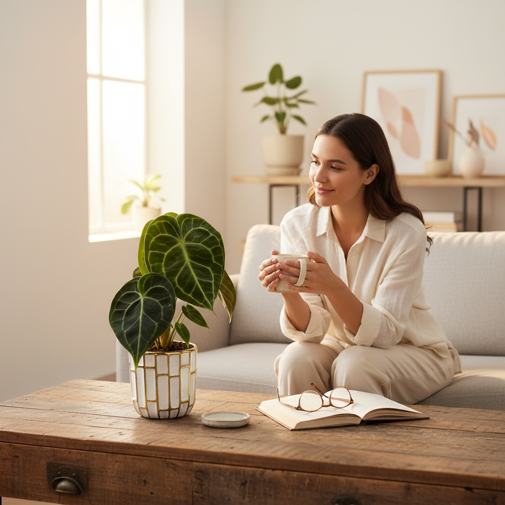 Anthurium clarinervium – bijuterie botanica