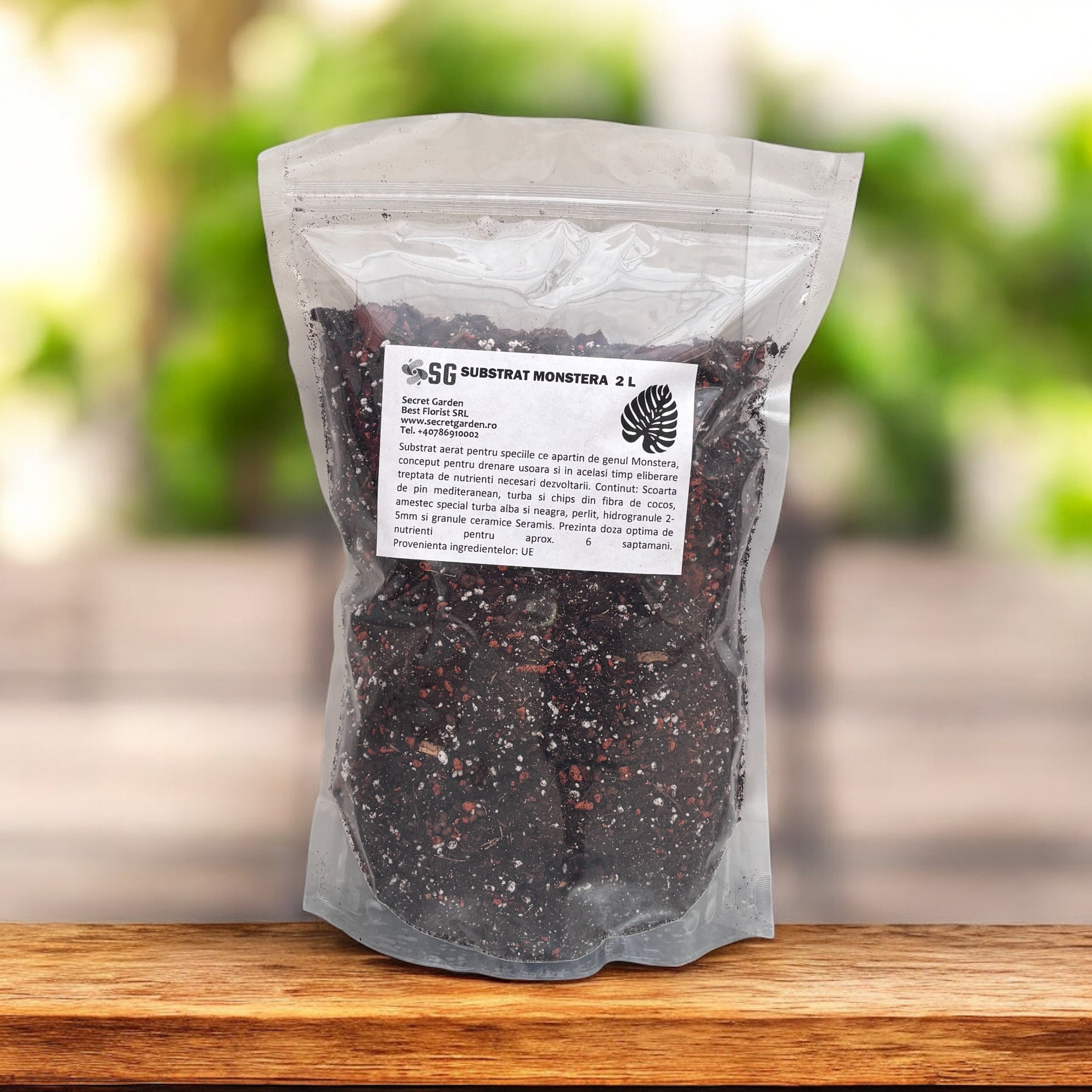 Substrat profesional Secret Garden pentru Monstera & Araceae – SG PREMIUM MIX