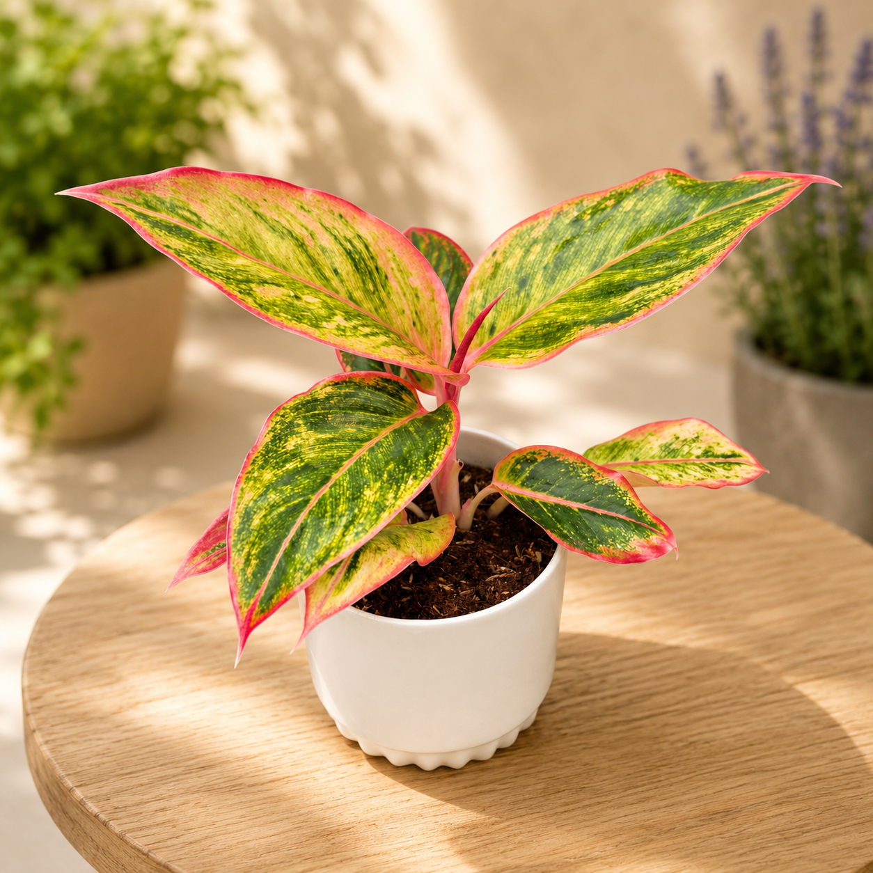 Aglaonema 'Salmon Fantasy'