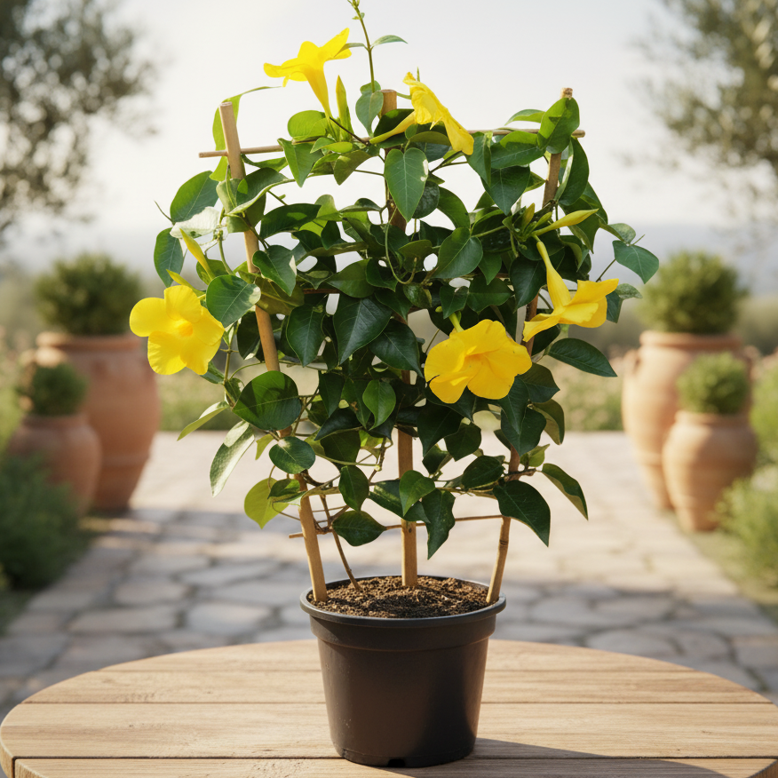 Mandevilla Diamantina Opale Citrine ('Lancalifornia') - doftande blommor