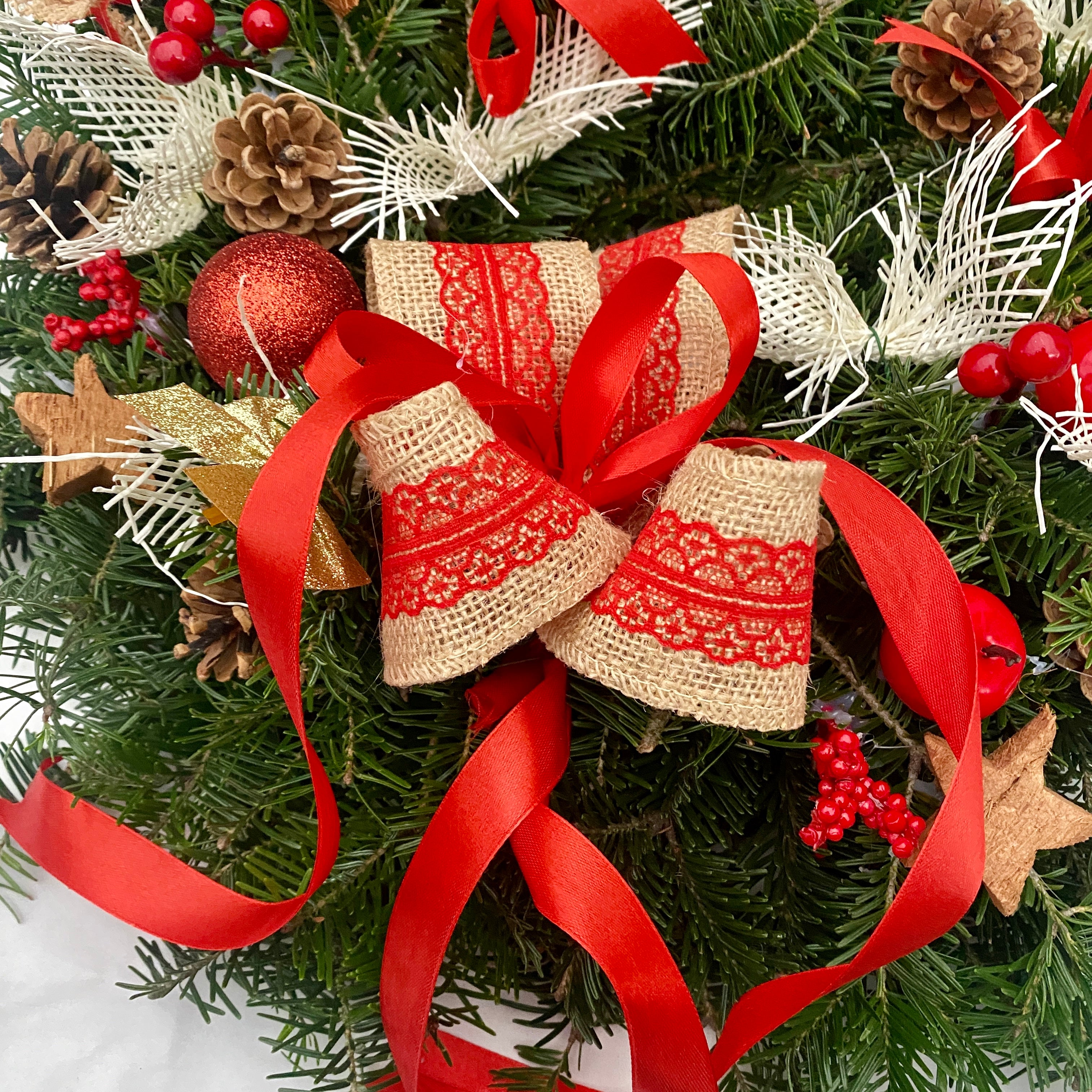 Coronita brad natural impodobita