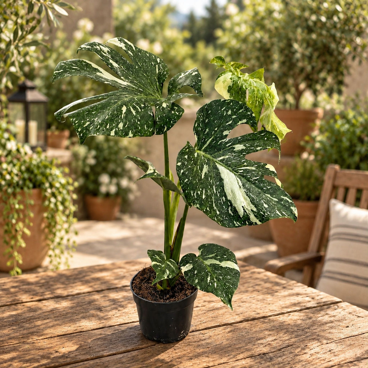 Monstera variegata 'Thai Constellation' XL - collector’s variegated monstera