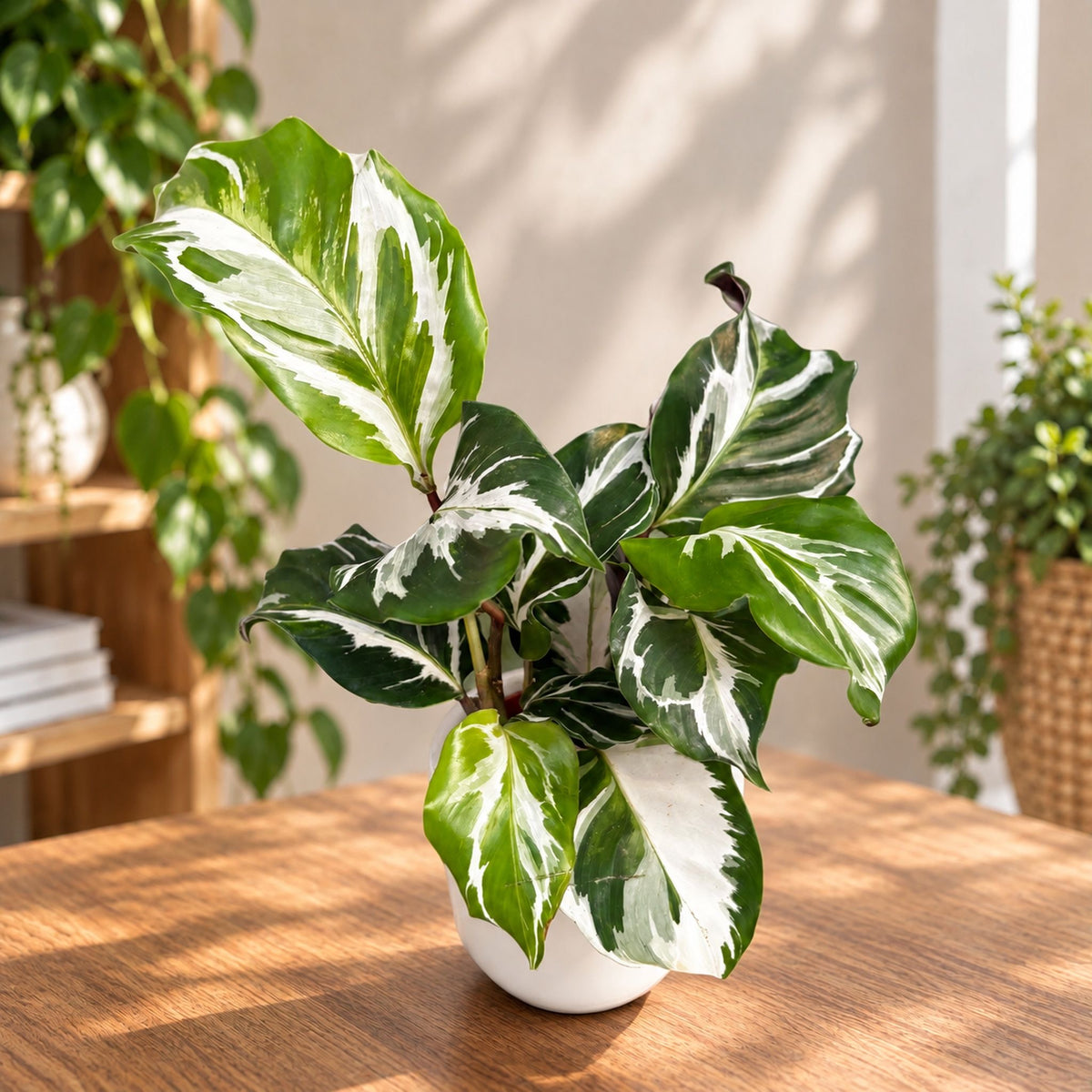 Calathea 'White Fusion' (Babypflanze)