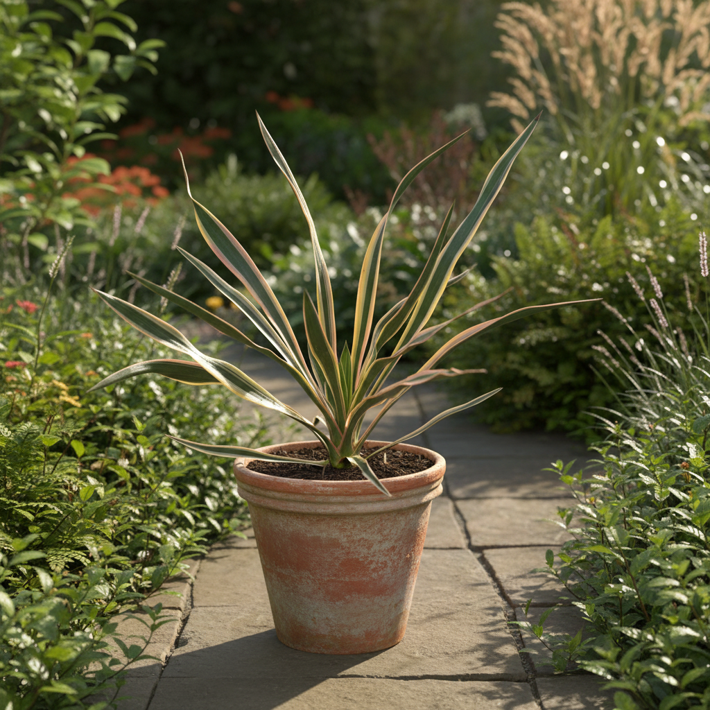 Garten-Yucca – Yucca gloriosa „Variegata“