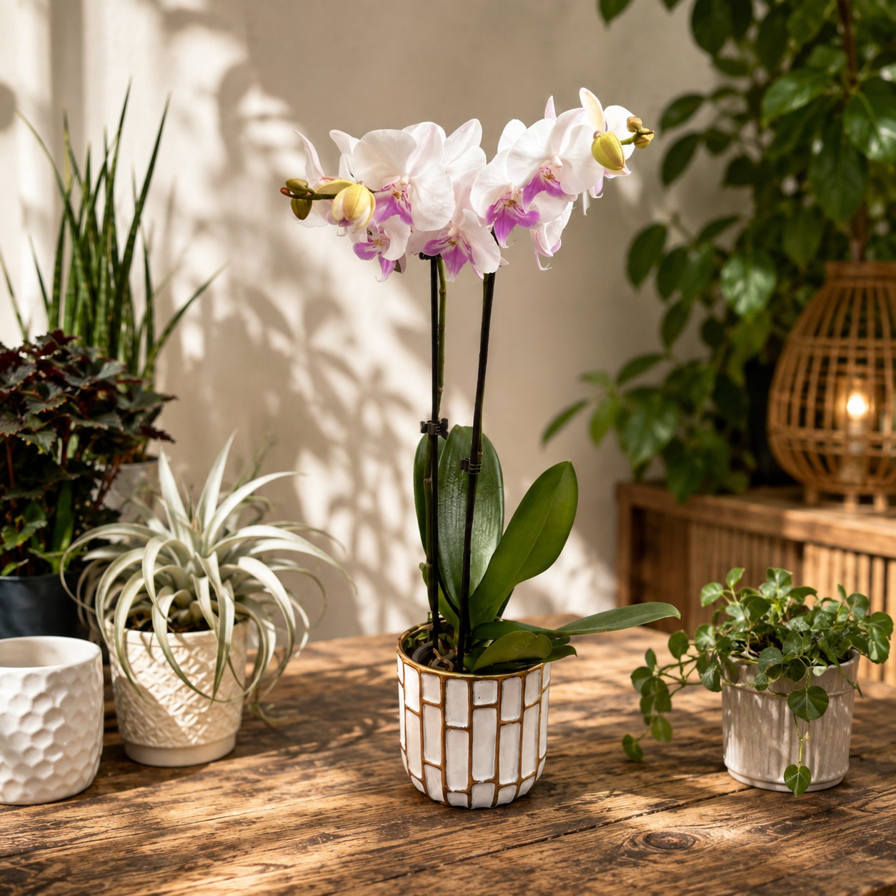 Phalaenopsis Lizard Jester – stor läpp