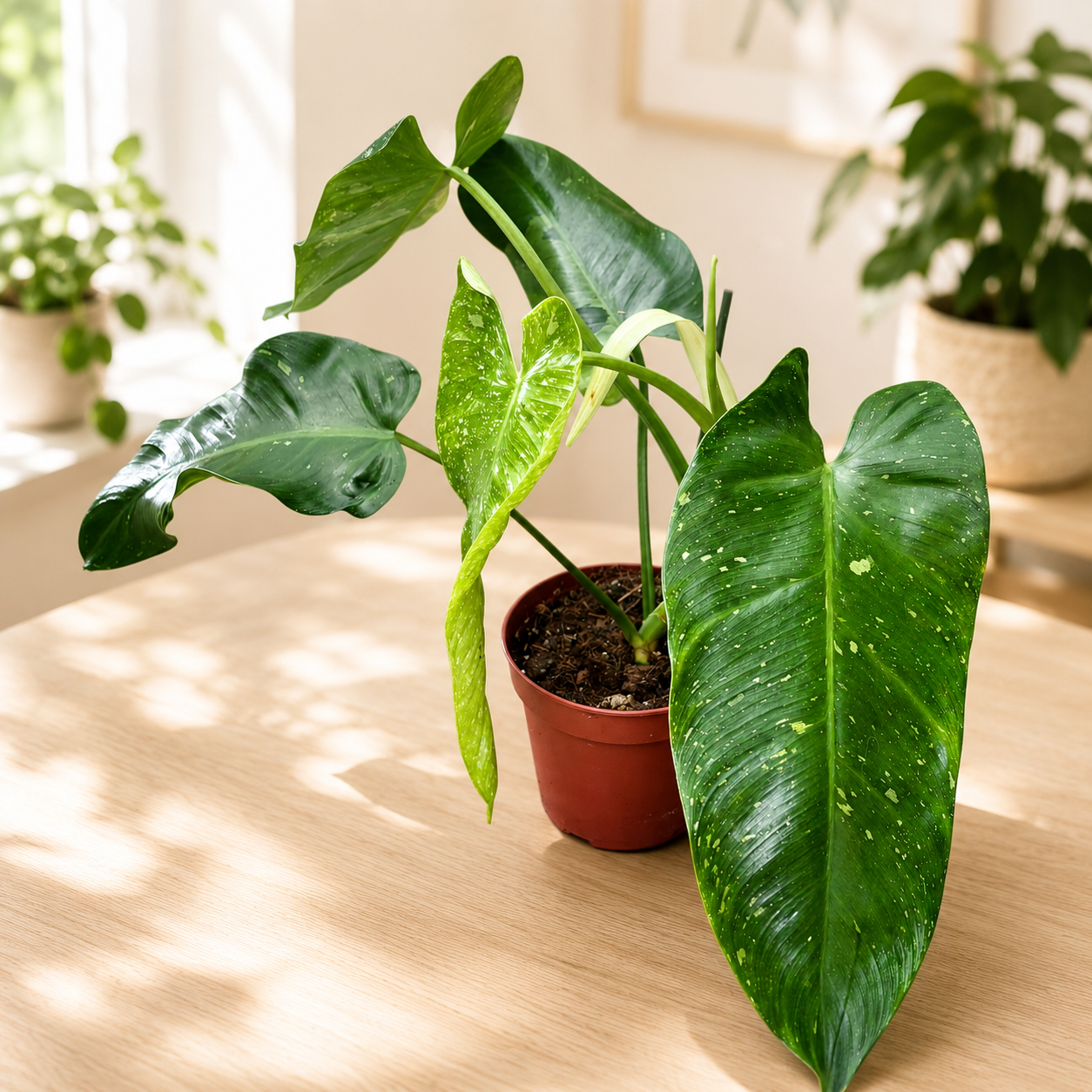 Philodendron Jose Buono 'Constellation' (Splash variegation)