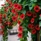 Thunbergia alata ‘Arizona Red’ (Suzana cu ochi negri)