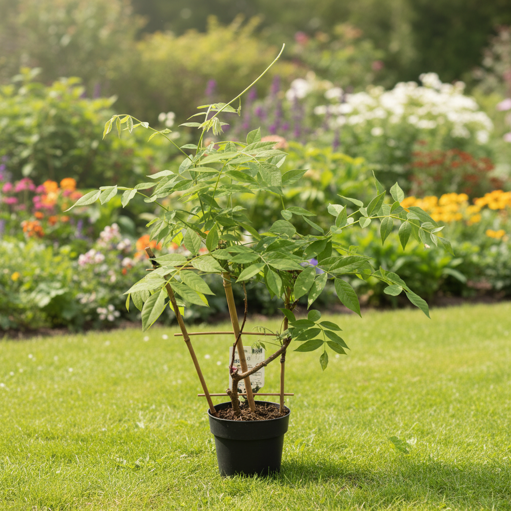 Glicina cu inflorire timpurie - Wisteria frutescens 'Amethyst Falls'