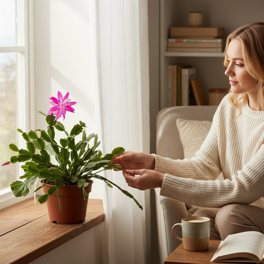 Schlumbergera 'Carollyne' XL - Craciunita roz