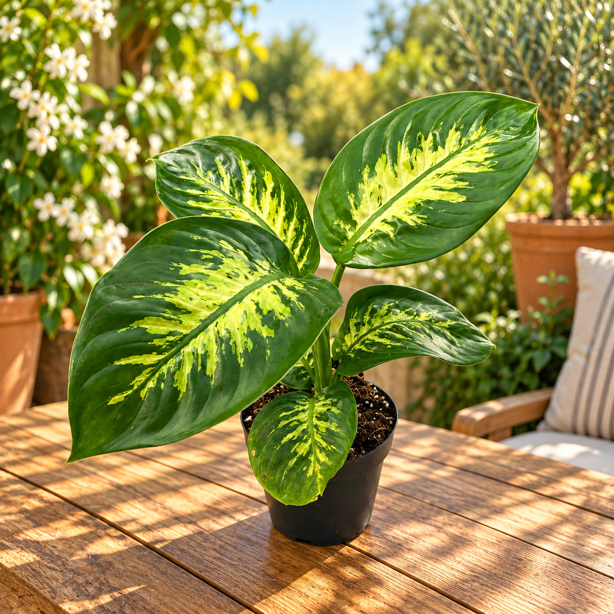 Dieffenbachia seguine 'Tropic Snow' - planta tropicala cu intretinere usoara