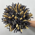 Buchet cununie rustic lavanda si spice de grau