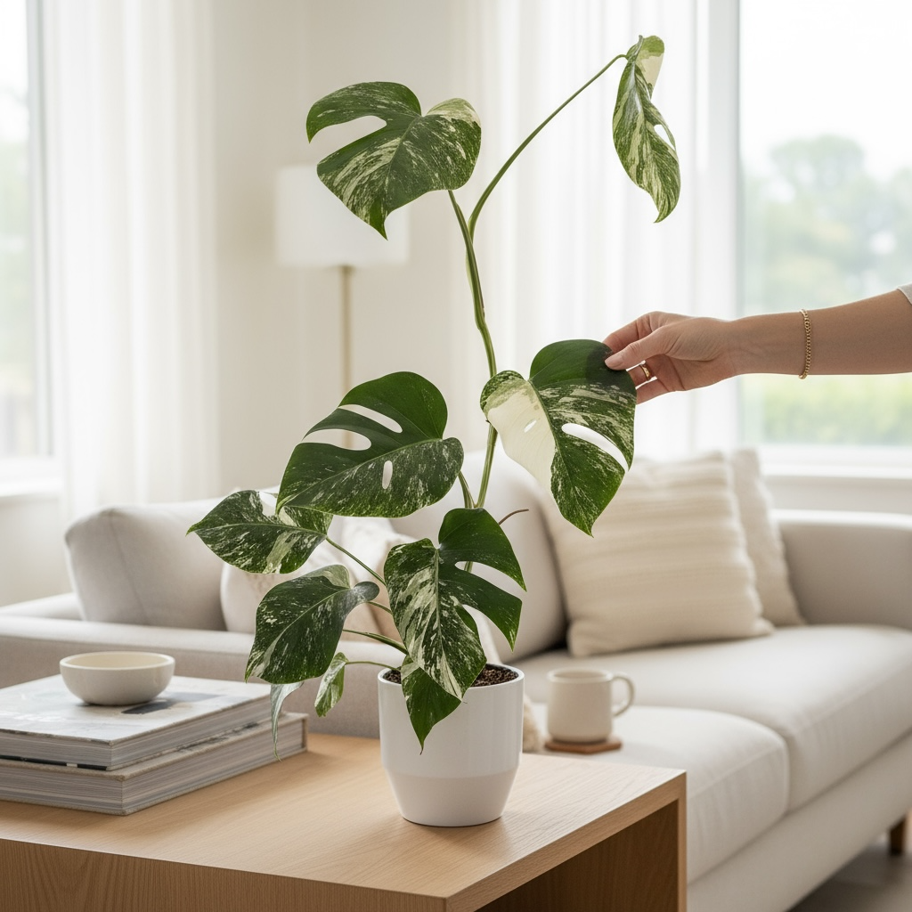 Monstera deliciosa 'Variegata' - exemplare XL