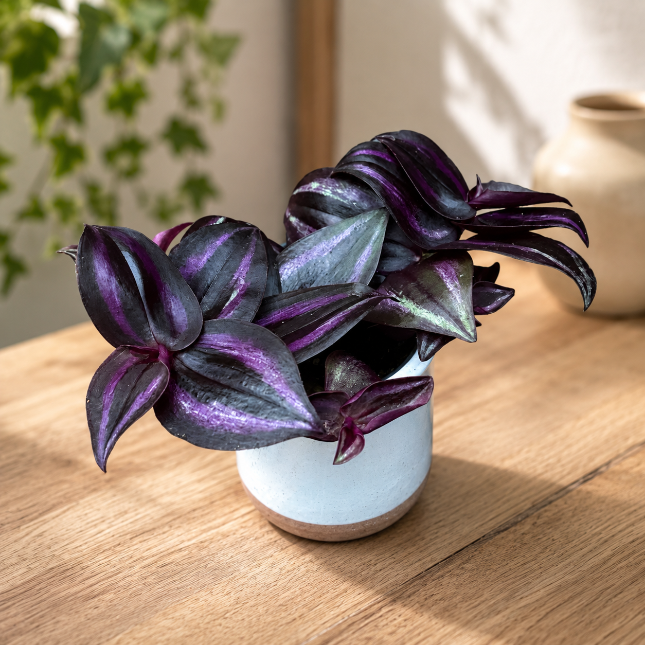 Tradescantia zebrina 'Purpusii Purple Joy' (plante bébé)
