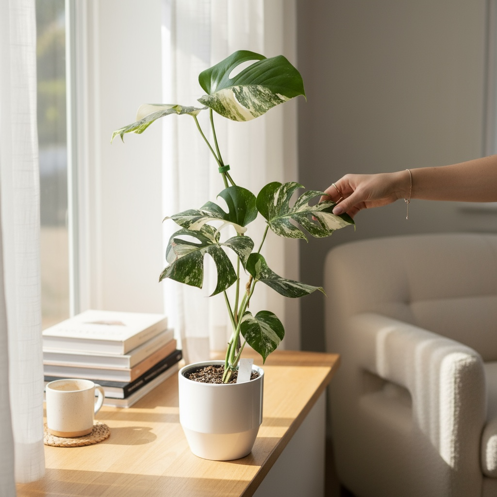 Monstera deliciosa 'Variegata' - exemplare XL