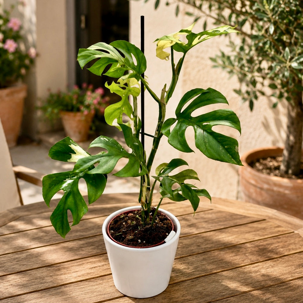 Monstera minima 'Variegata' (variegada baja)