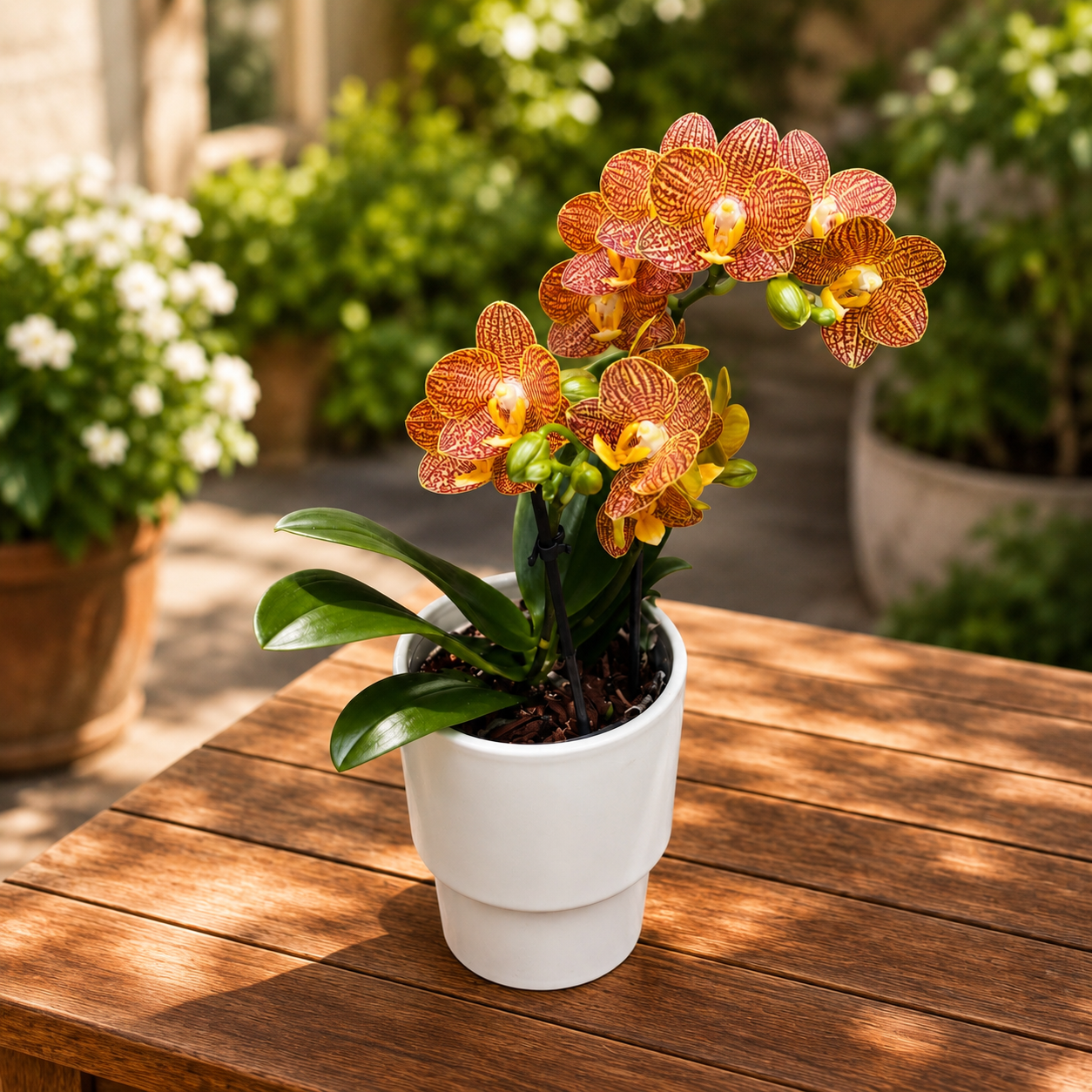 Phalaenopsis Indian Summer (Little Zorro) - orquídea premiada