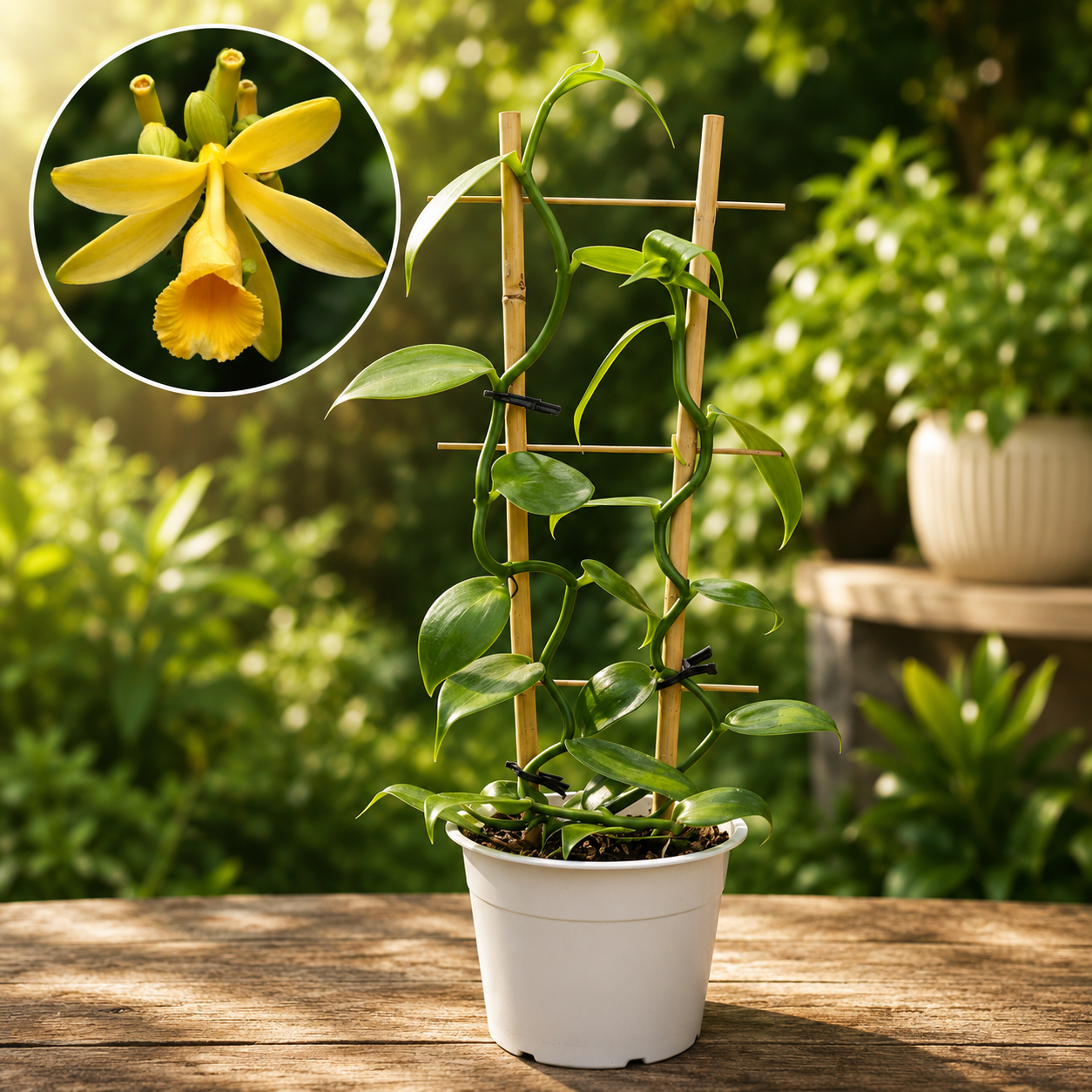 Vanilla planifolia - Orquídea de vainilla