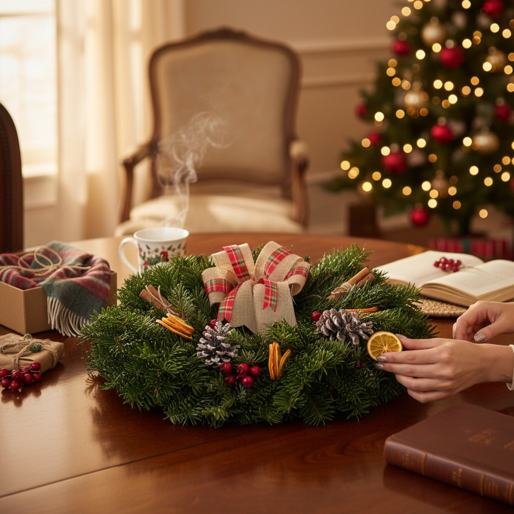 Christmas Wreath - natural and elegant