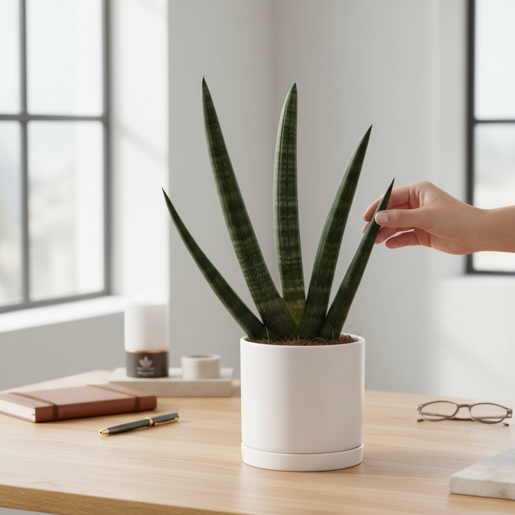 Sansevieria cylindrica 'Handshake'(Planta sarpe)