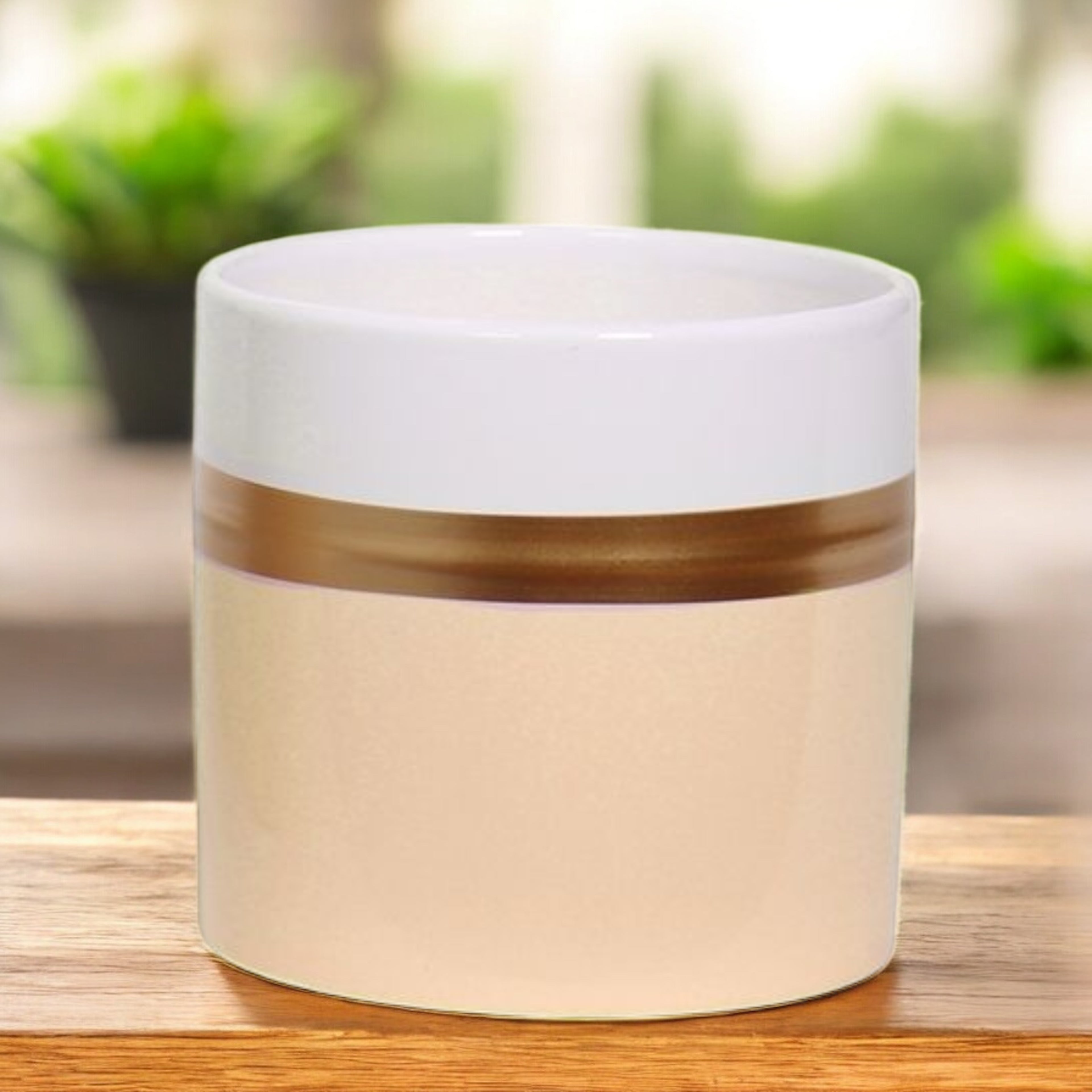 Vas decorativ din ceramica Horizon Yellow D12