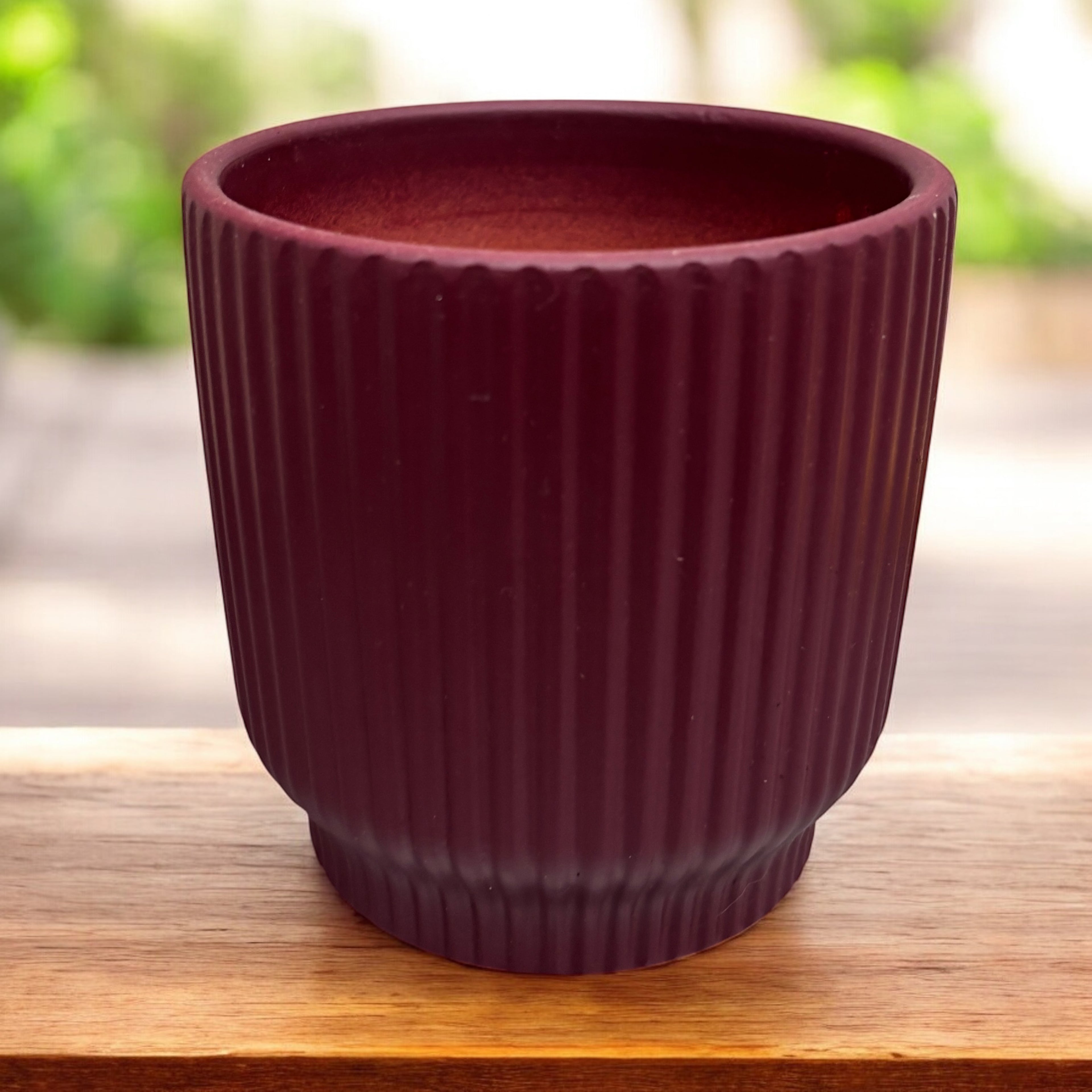 Ghiveci ceramic decorativ Nordic – model vertical mat