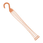 Ghiveci plastic D15 cm cu agatatoare de 33 cm