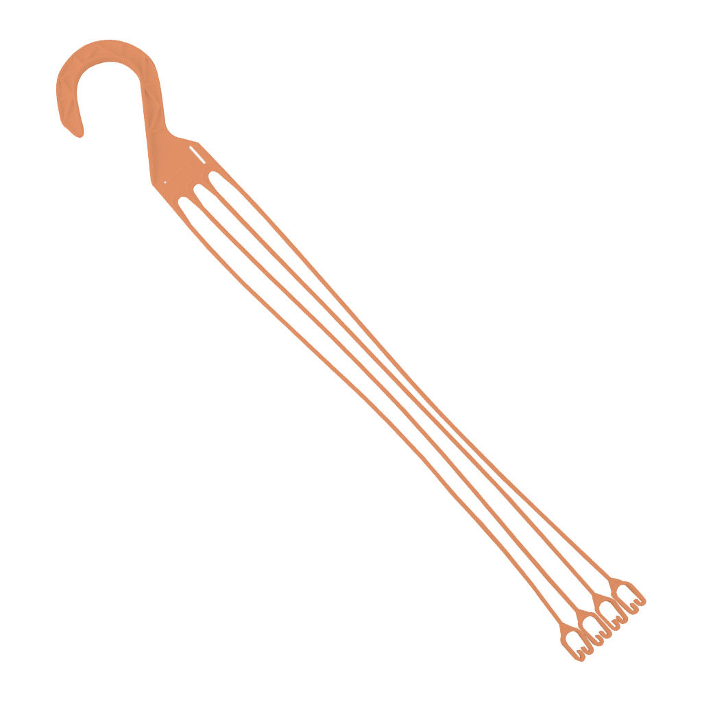 Ghiveci plastic D21 cm cu agatatoare de 38 cm