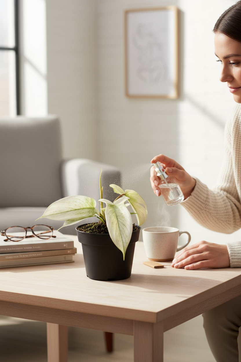 Philodendron 'Florida Ghost' - varietate rara, cu frunzis cameleonic si aspect exotic