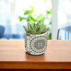 Ceramiczna doniczka Marrakesh D5 – orientalna inspiracja dla małych roślin, sukulentów i kaktusów