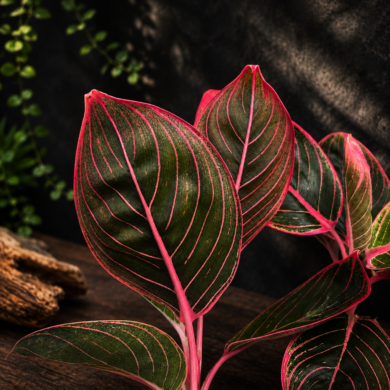 Aglaonema 'Red Lip' – Aglaonema mit intensiv roten Adern und Rändern